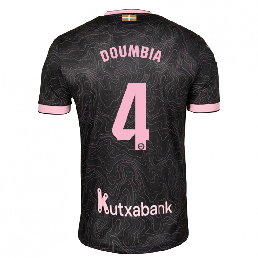 Danxen Heren Daouda Doumbia #4 Zwart Roze Uitshirt Uittenue 2026/27 T-Shirt
