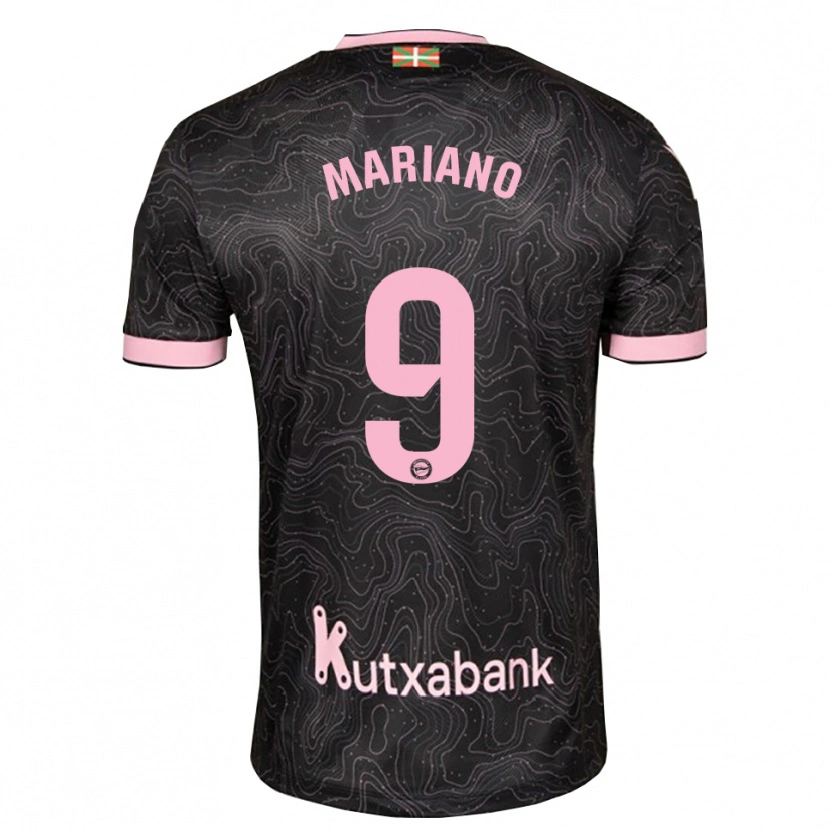Danxen Heren Mariano Díaz #9 Zwart Roze Uitshirt Uittenue 2026/27 T-Shirt