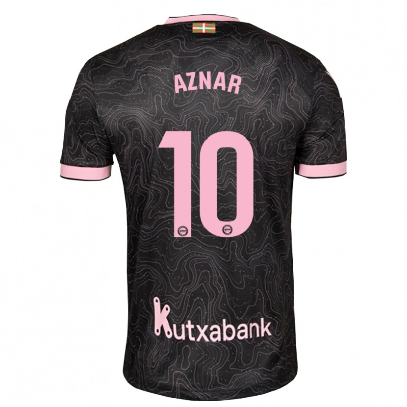Danxen Heren Alba Aznar #10 Zwart Roze Uitshirt Uittenue 2026/27 T-Shirt