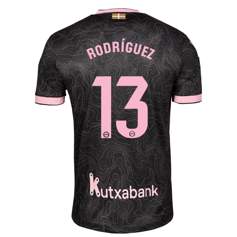 Danxen Heren Adrián Rodríguez #13 Zwart Roze Uitshirt Uittenue 2026/27 T-Shirt