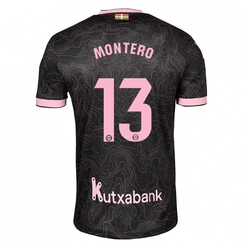 Danxen Heren Rubén Montero #13 Zwart Roze Uitshirt Uittenue 2026/27 T-Shirt