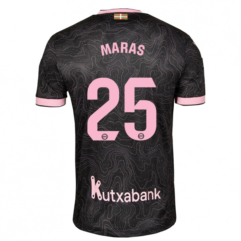 Danxen Heren Nikola Maras #25 Zwart Roze Uitshirt Uittenue 2026/27 T-Shirt