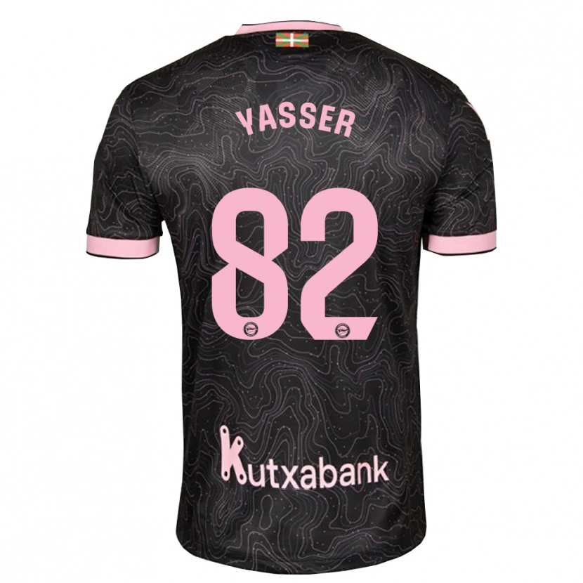Danxen Heren Omar Yasser #82 Zwart Roze Uitshirt Uittenue 2026/27 T-Shirt