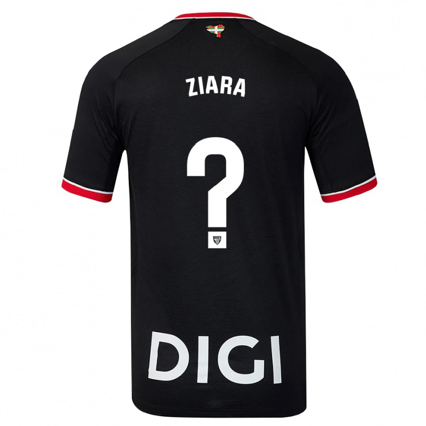 Danxen Heren Ziara Vega Uribarri #0 Zwart Wit Rood Uitshirt Uittenue 2026/27 T-Shirt