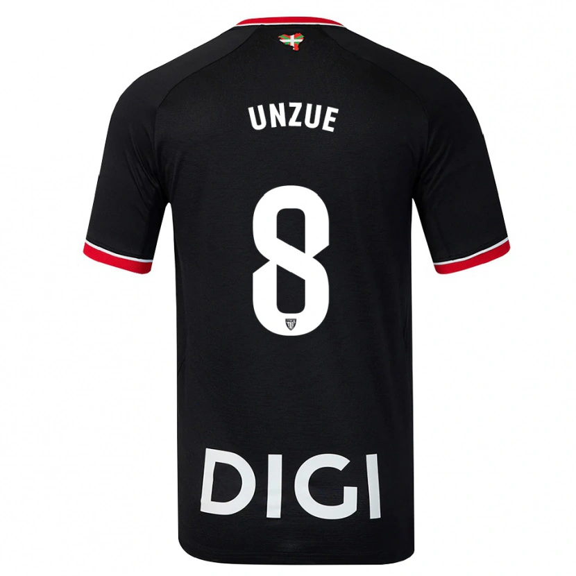 Danxen Heren Marta Unzué #8 Zwart Wit Rood Uitshirt Uittenue 2026/27 T-Shirt