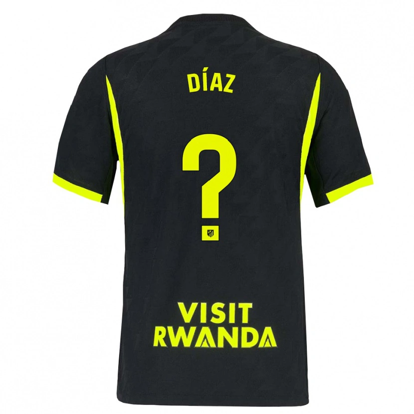 Danxen Heren Daniel Díaz #0 Heldergroen Zwart Uitshirt Uittenue 2026/27 T-Shirt