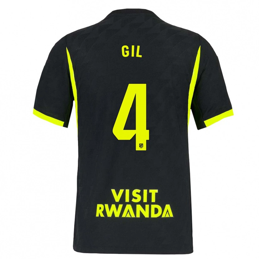 Danxen Heren Miguel Gil #4 Heldergroen Zwart Uitshirt Uittenue 2026/27 T-Shirt