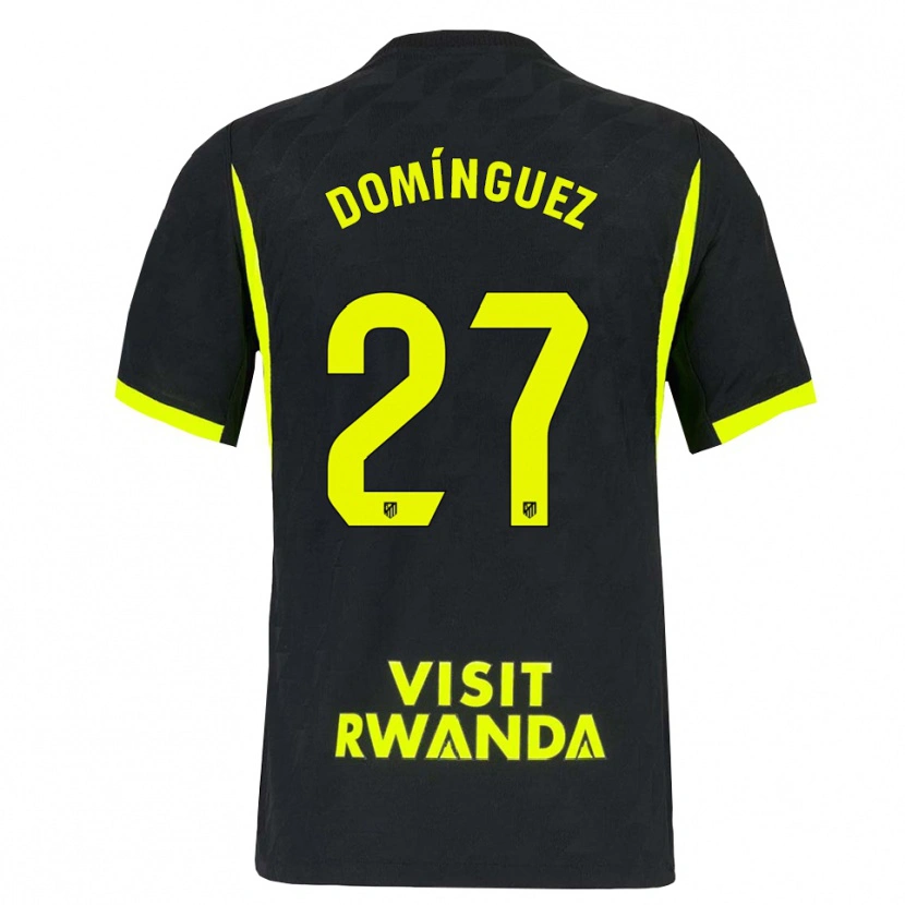 Danxen Heren Jorge Domínguez #27 Heldergroen Zwart Uitshirt Uittenue 2026/27 T-Shirt