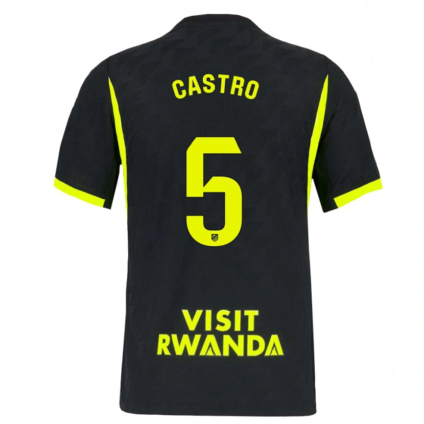Danxen Heren Oscar Castro #5 Heldergroen Zwart Uitshirt Uittenue 2026/27 T-Shirt