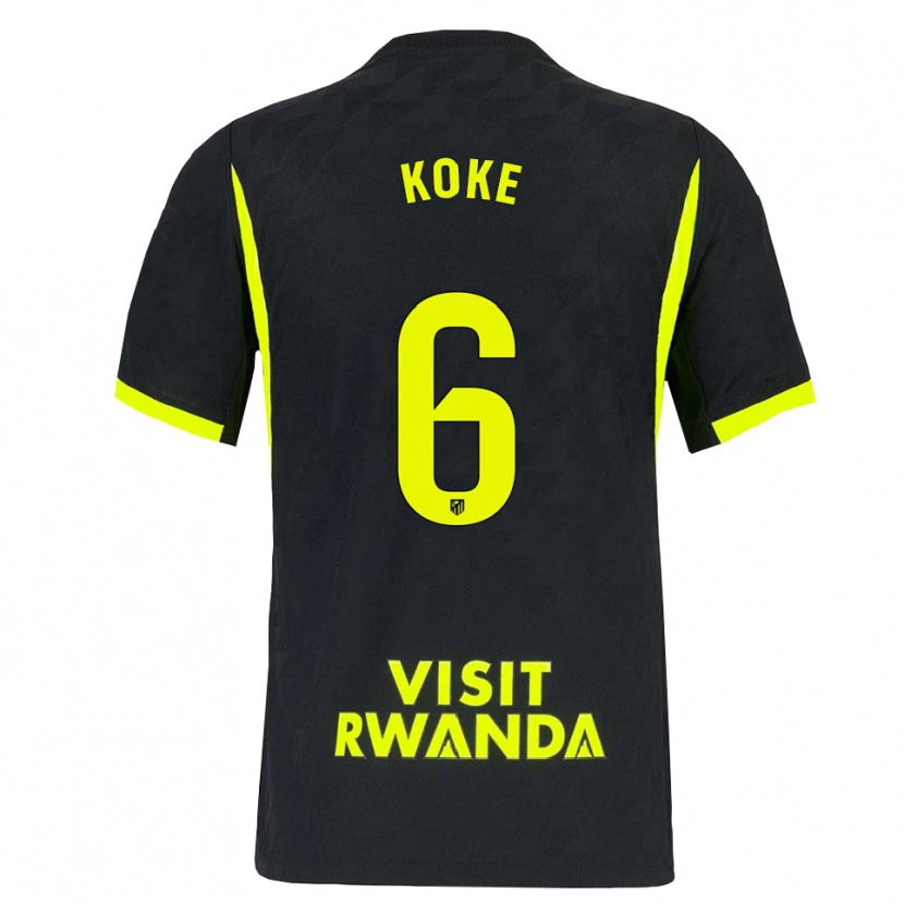 Danxen Heren Koke #6 Heldergroen Zwart Uitshirt Uittenue 2026/27 T-Shirt