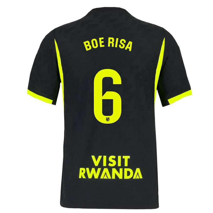 Danxen Heren Vilde Bøe Risa #6 Heldergroen Zwart Uitshirt Uittenue 2026/27 T-Shirt