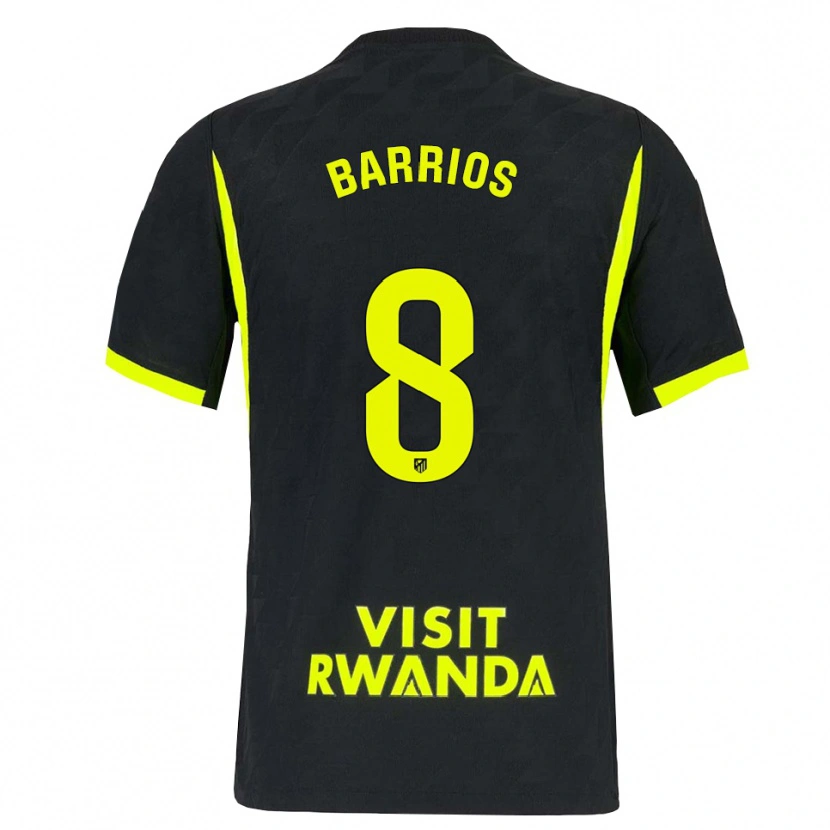 Danxen Heren Pablo Barrios #8 Heldergroen Zwart Uitshirt Uittenue 2026/27 T-Shirt