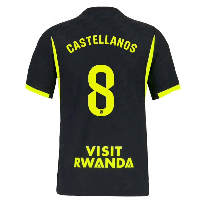 Danxen Heren Jorge Castellanos #8 Heldergroen Zwart Uitshirt Uittenue 2026/27 T-Shirt