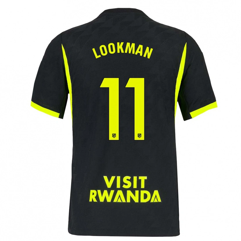 Danxen Heren Ademola Lookman #11 Heldergroen Zwart Uitshirt Uittenue 2026/27 T-Shirt
