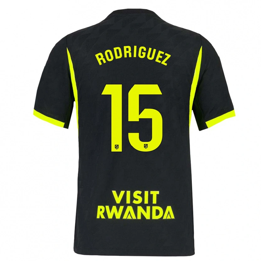 Danxen Heren Cinta Rodríguez #15 Heldergroen Zwart Uitshirt Uittenue 2026/27 T-Shirt