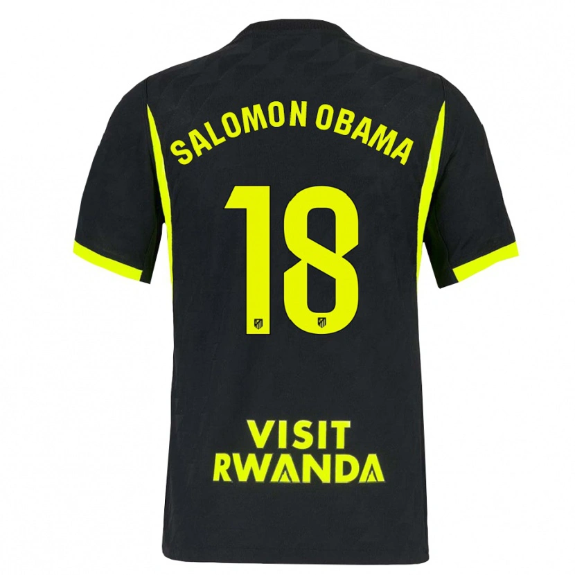 Danxen Heren Salomon Obama #18 Heldergroen Zwart Uitshirt Uittenue 2026/27 T-Shirt
