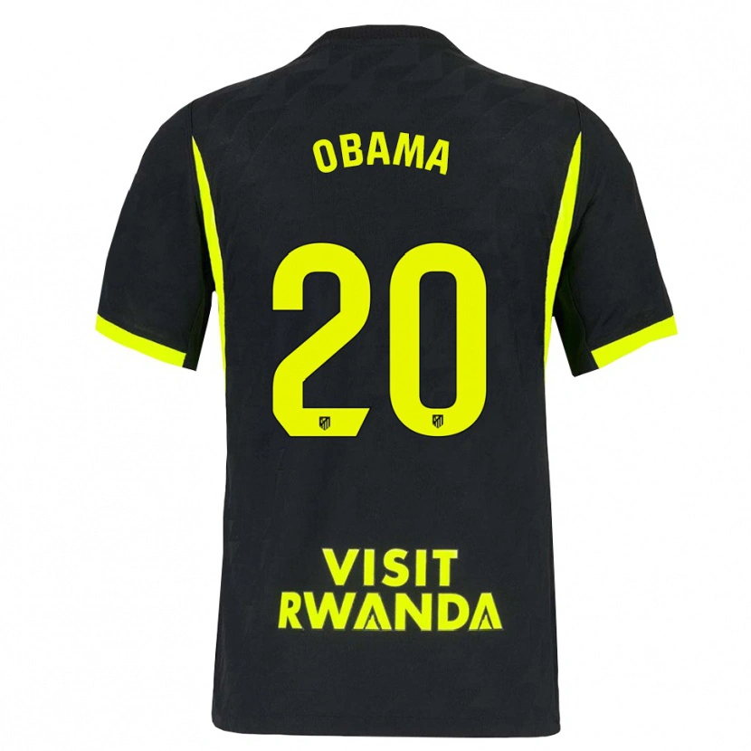 Danxen Heren Federico Obama #20 Heldergroen Zwart Uitshirt Uittenue 2026/27 T-Shirt