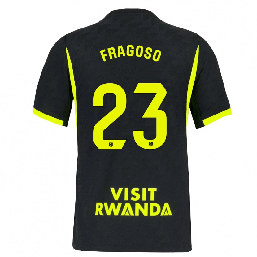Danxen Heren Gerard Fragoso #23 Heldergroen Zwart Uitshirt Uittenue 2026/27 T-Shirt