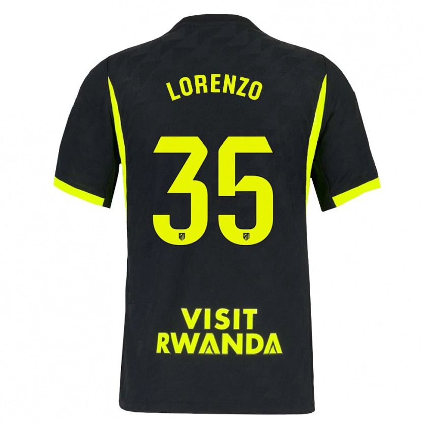 Danxen Heren Diego Lorenzo #35 Heldergroen Zwart Uitshirt Uittenue 2026/27 T-Shirt