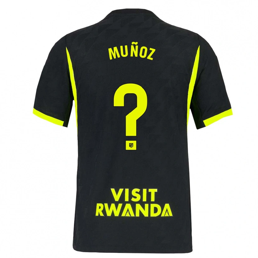 Danxen Heren Emiliano Muñoz #0 Heldergroen Zwart Uitshirt Uittenue 2026/27 T-Shirt
