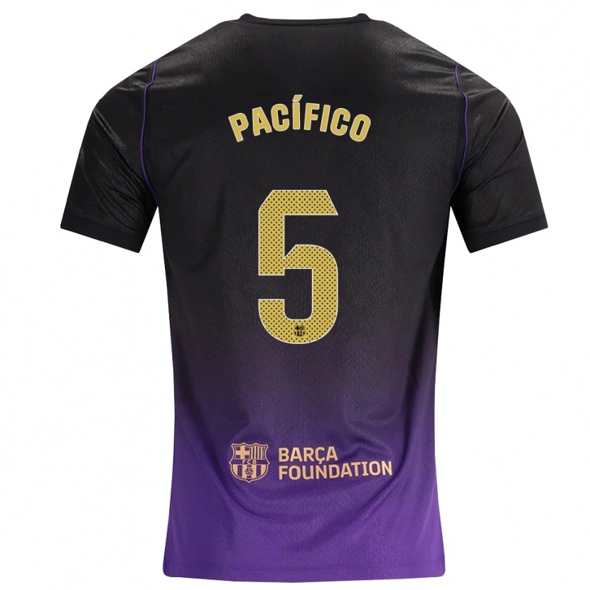 Danxen Heren Patricio Pacífico #5 Paars Geel Zwart Uitshirt Uittenue 2026/27 T-Shirt
