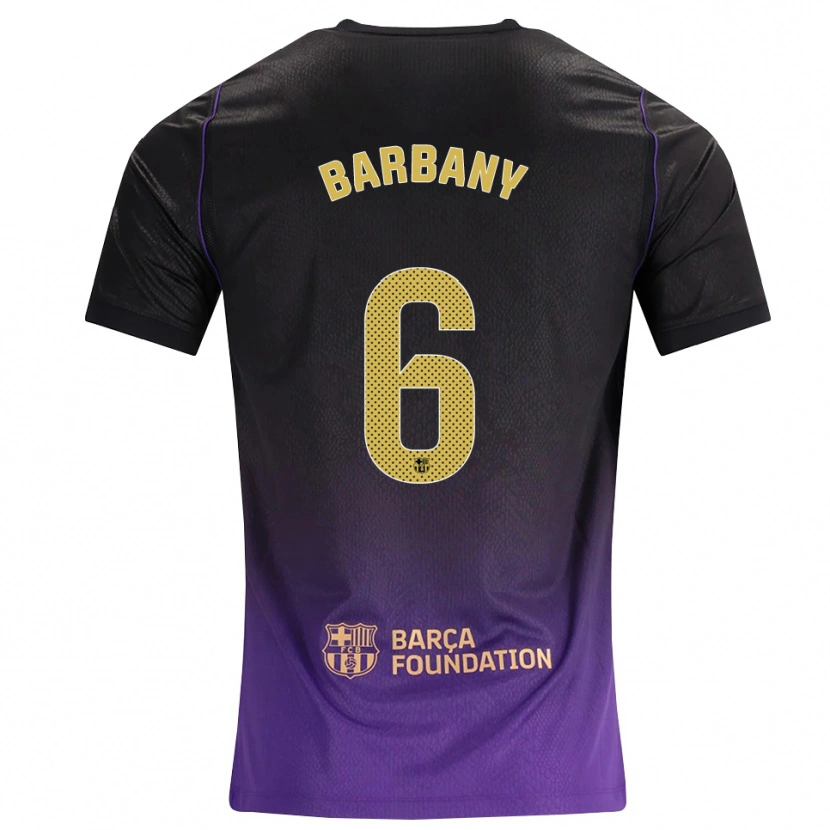 Danxen Heren Víctor Barbany #6 Paars Geel Zwart Uitshirt Uittenue 2026/27 T-Shirt