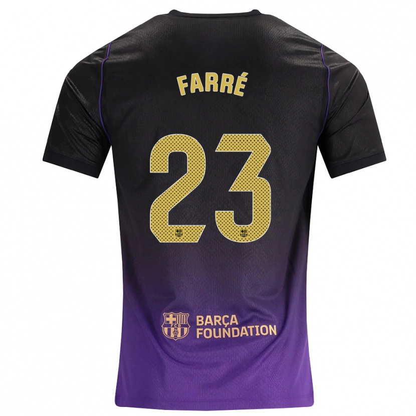 Danxen Heren Landry Farré #23 Paars Geel Zwart Uitshirt Uittenue 2026/27 T-Shirt