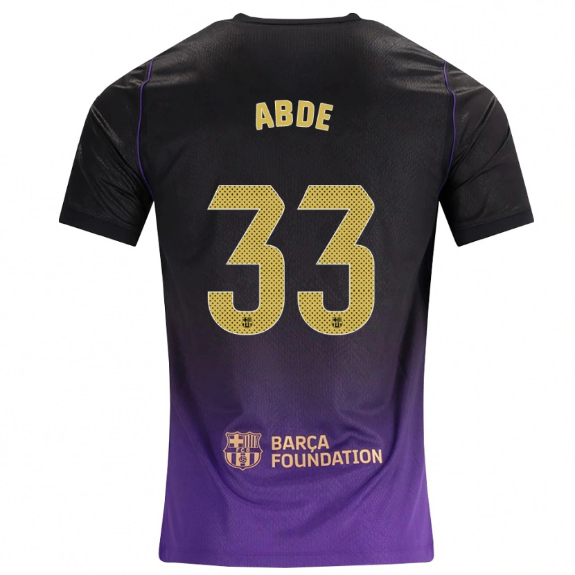 Danxen Heren Ez Abde #33 Paars Geel Zwart Uitshirt Uittenue 2026/27 T-Shirt