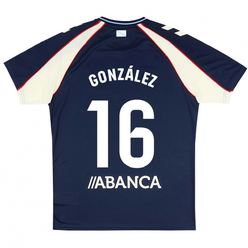 Danxen Heren Hugo González #16 Koninklijk Blauw Rood Wit Uitshirt Uittenue 2026/27 T-Shirt
