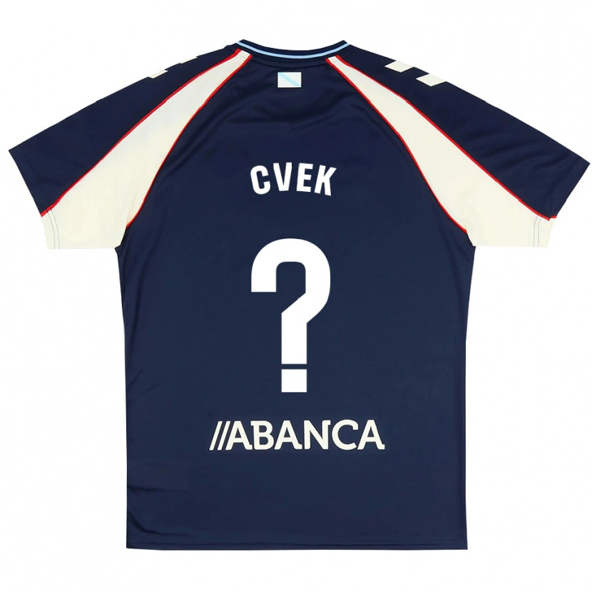 Danxen Heren William Cvek #0 Koninklijk Blauw Rood Wit Uitshirt Uittenue 2026/27 T-Shirt