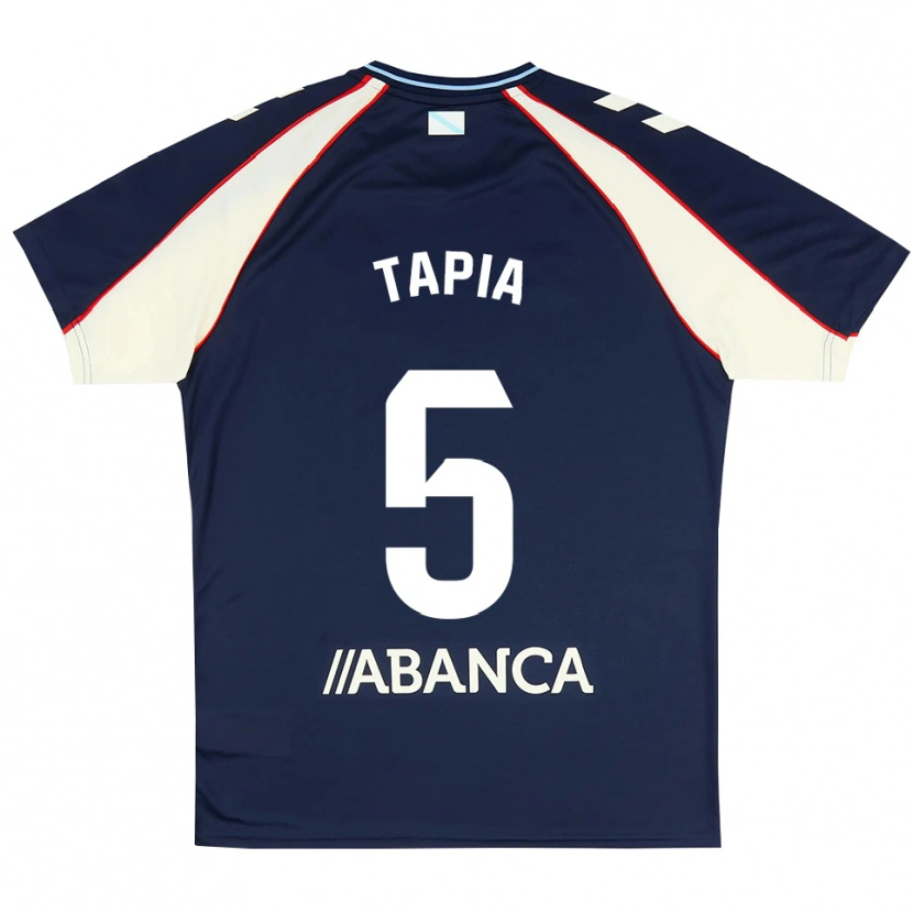 Danxen Heren Renato Tapia #5 Koninklijk Blauw Rood Wit Uitshirt Uittenue 2026/27 T-Shirt