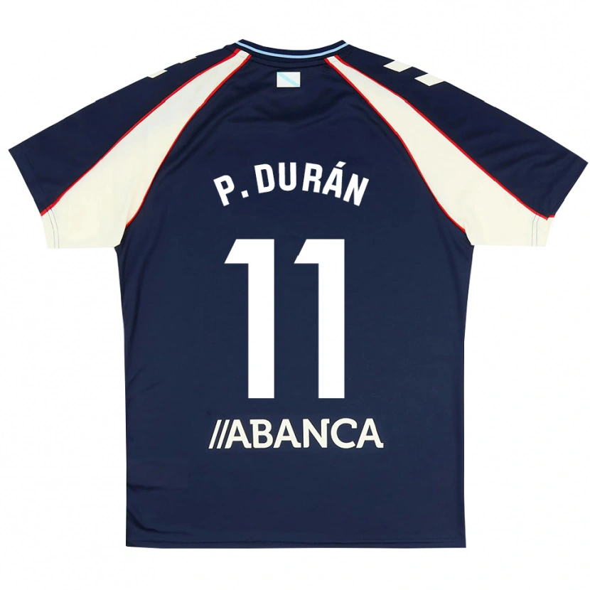 Danxen Heren Pablo Durán #11 Koninklijk Blauw Rood Wit Uitshirt Uittenue 2026/27 T-Shirt