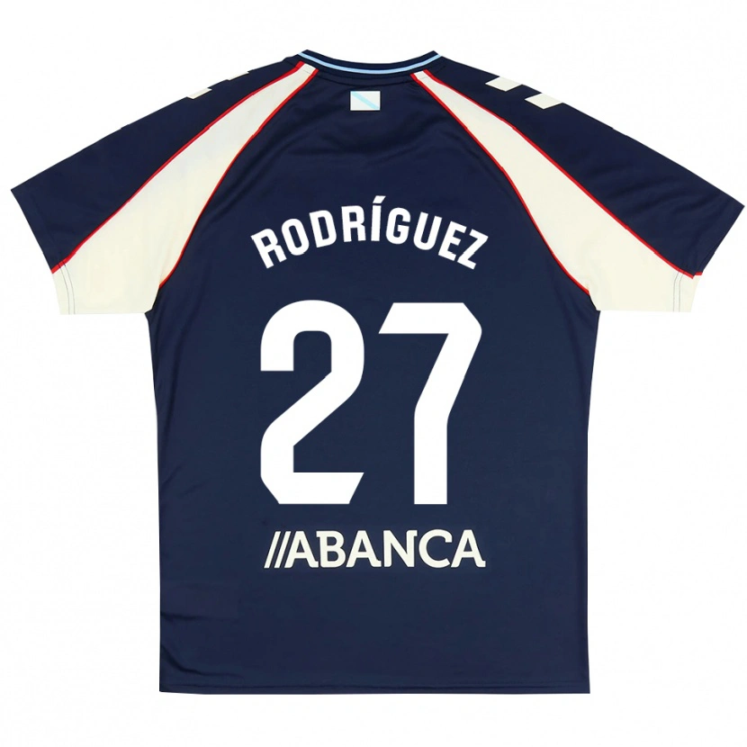 Danxen Heren Noah Rodríguez #27 Koninklijk Blauw Rood Wit Uitshirt Uittenue 2026/27 T-Shirt