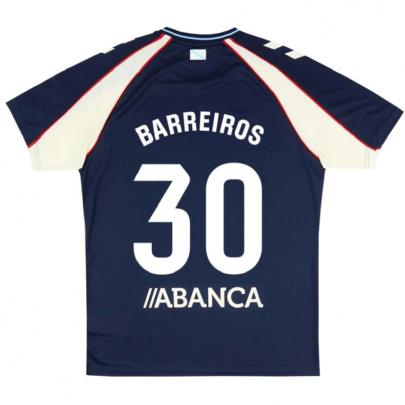 Danxen Heren Iago Barreiros #30 Koninklijk Blauw Rood Wit Uitshirt Uittenue 2026/27 T-Shirt
