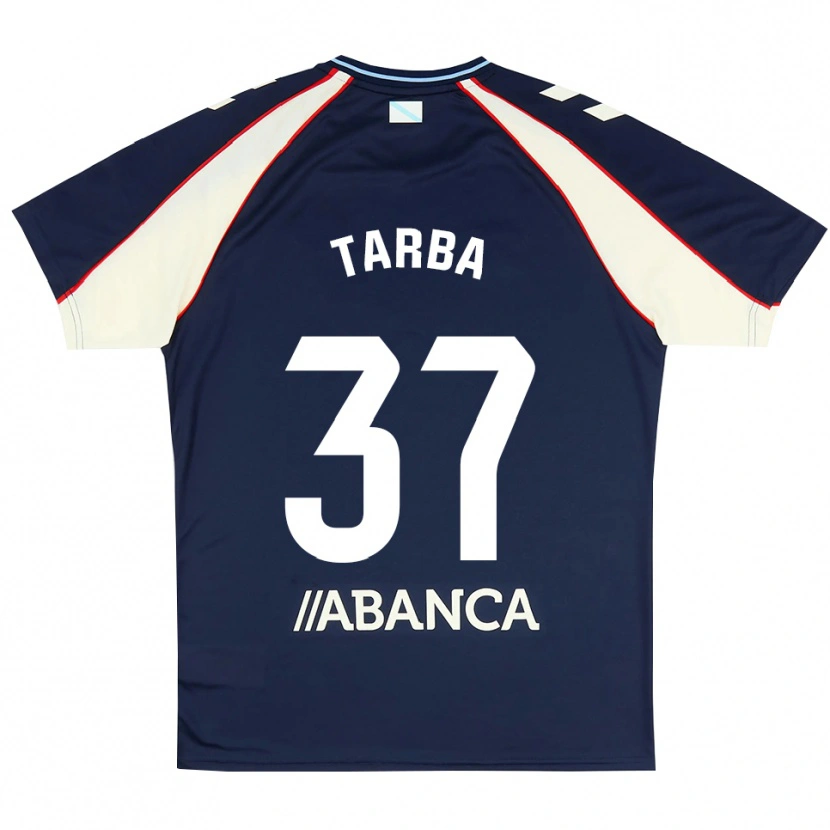 Danxen Heren Ianis Tarba #37 Koninklijk Blauw Rood Wit Uitshirt Uittenue 2026/27 T-Shirt