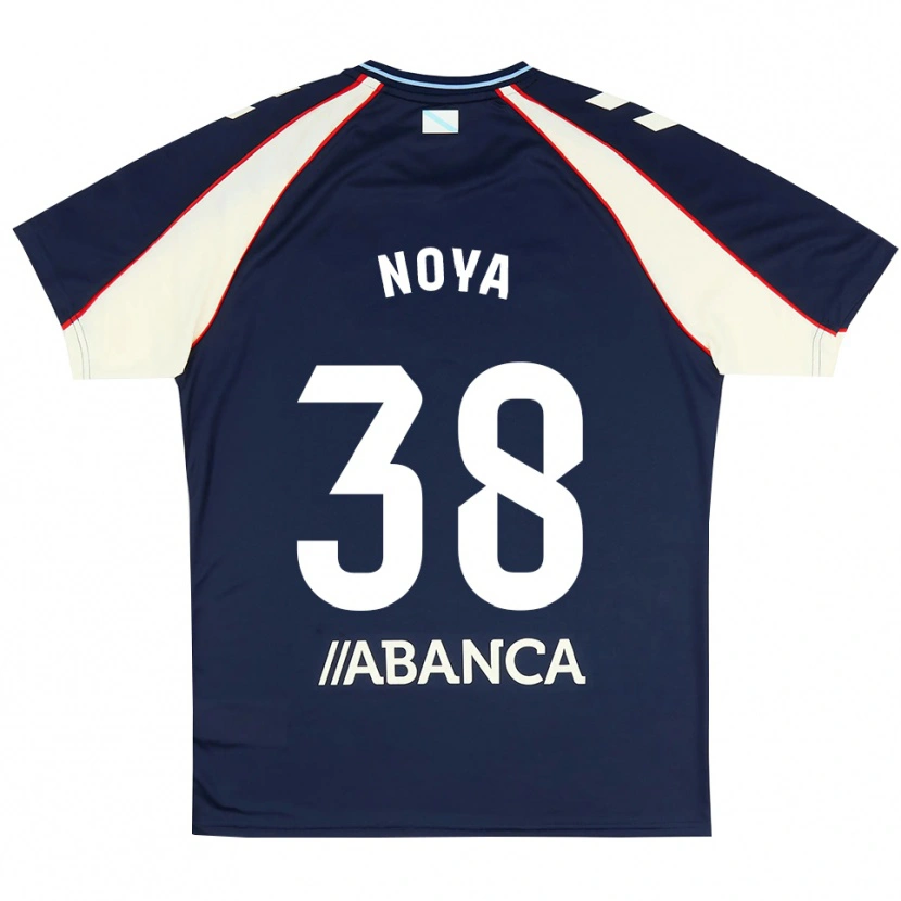 Danxen Heren Dani Noya #38 Koninklijk Blauw Rood Wit Uitshirt Uittenue 2026/27 T-Shirt