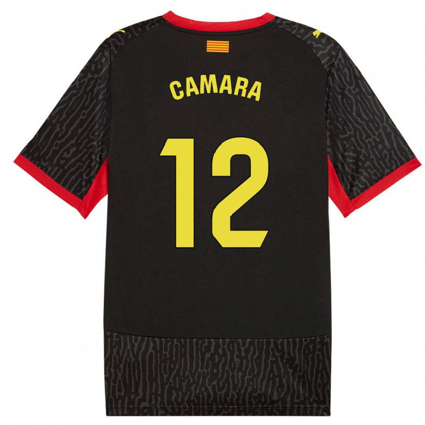 Danxen Heren Dawda Camara #12 Zwart Geel Rood Uitshirt Uittenue 2026/27 T-Shirt