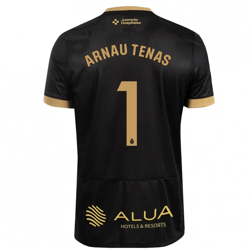 Danxen Heren Arnau Tenas #1 Zwart Zandbruin Zwaar Hout Uitshirt Uittenue 2026/27 T-Shirt