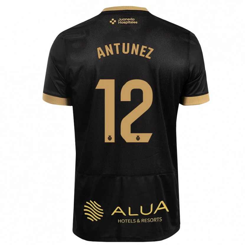 Danxen Heren Yahir Antúnez #12 Zwart Zandbruin Zwaar Hout Uitshirt Uittenue 2026/27 T-Shirt