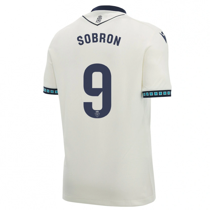 Danxen Heren Carmen Sobrón Olarte #9 Wit Zwart Licht Hemelsblauw Uitshirt Uittenue 2026/27 T-Shirt
