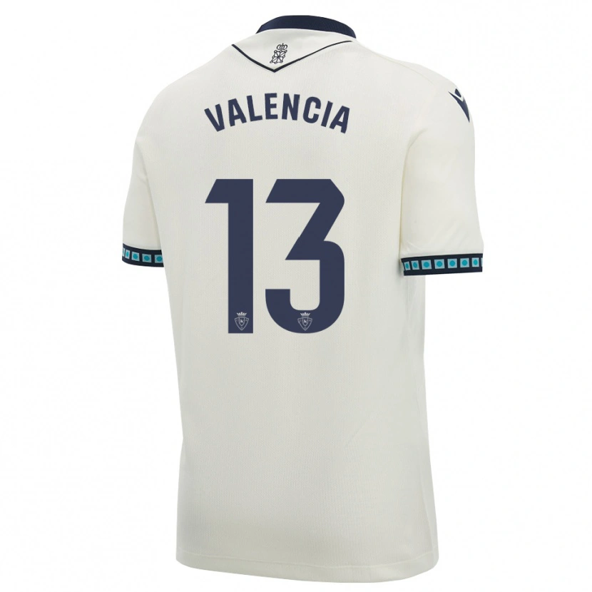 Danxen Heren Pablo Valencia #13 Wit Zwart Licht Hemelsblauw Uitshirt Uittenue 2026/27 T-Shirt