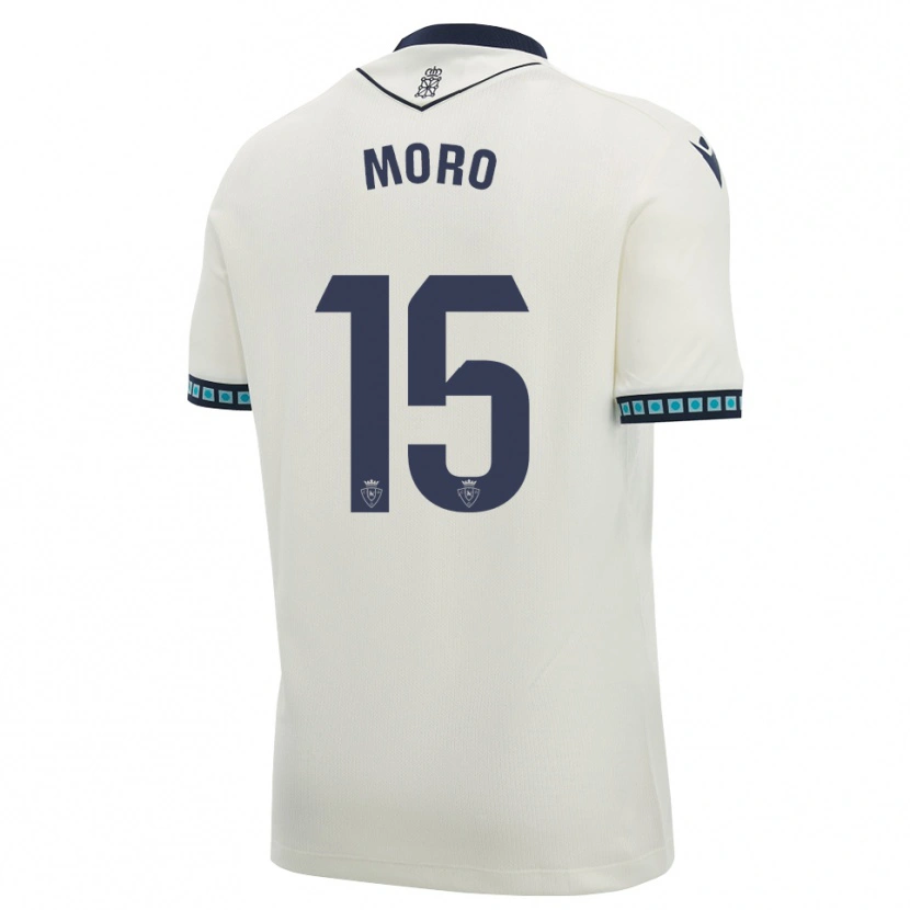 Danxen Heren Raúl Moro #15 Wit Zwart Licht Hemelsblauw Uitshirt Uittenue 2026/27 T-Shirt