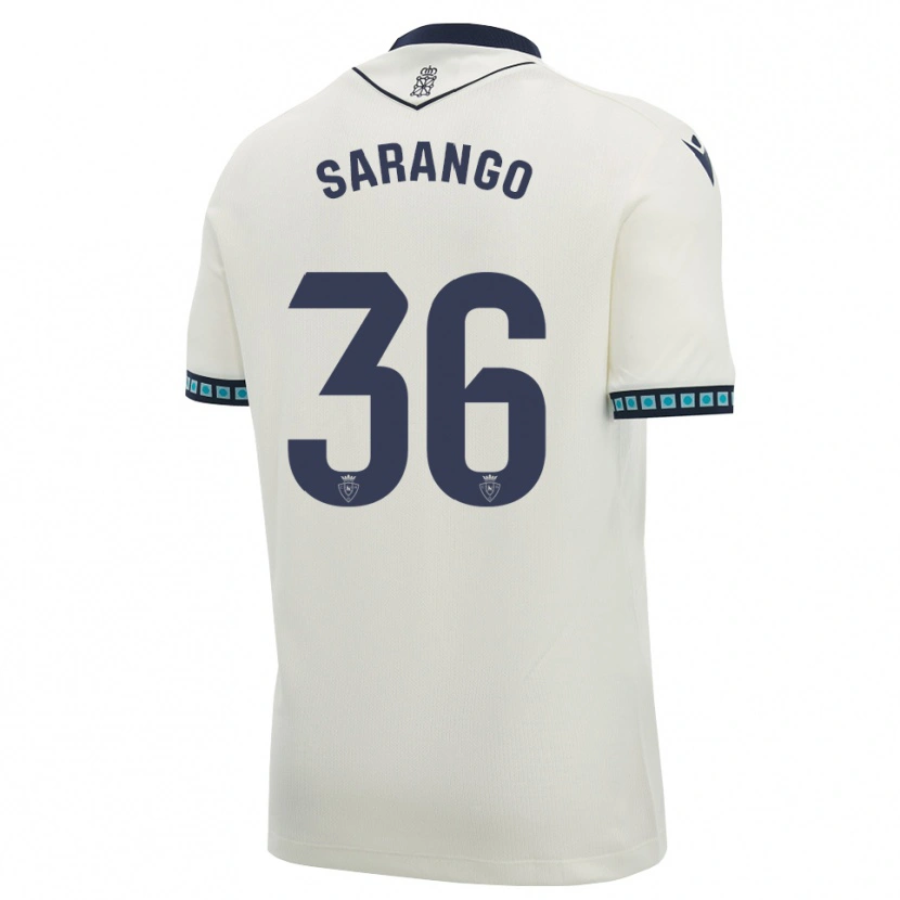 Danxen Heren Kepa Sarango #36 Wit Zwart Licht Hemelsblauw Uitshirt Uittenue 2026/27 T-Shirt