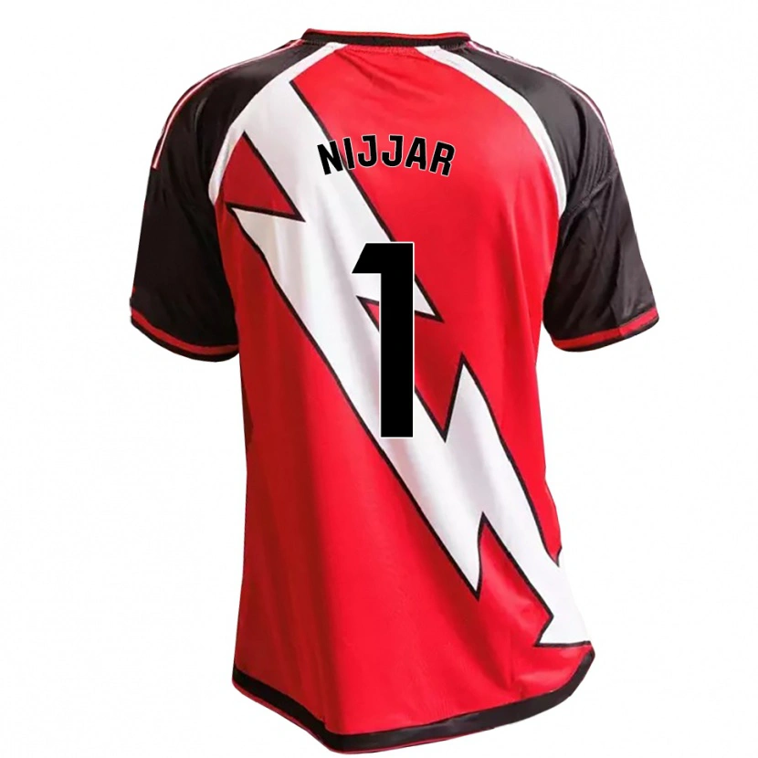Danxen Heren Tejpal Nijjar #1 Rood Zwart Wit Uitshirt Uittenue 2026/27 T-Shirt