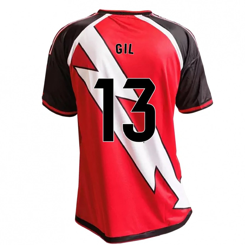 Danxen Heren Juanpe Gil #13 Rood Zwart Wit Uitshirt Uittenue 2026/27 T-Shirt