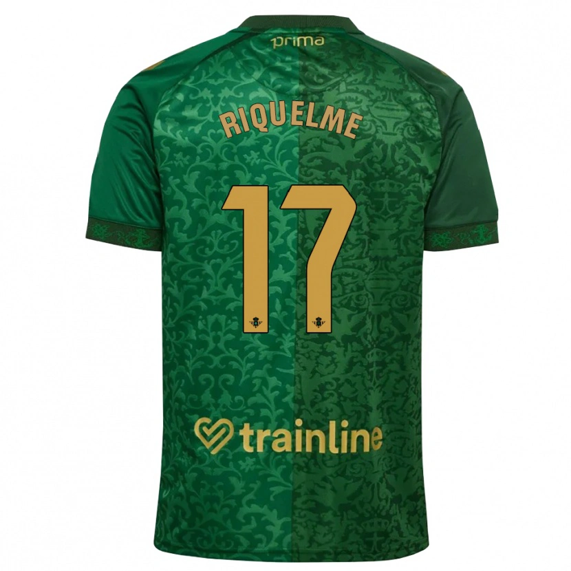 Danxen Heren Rodrigo Riquelme #17 Bosgroen Donker Goudenrood Uitshirt Uittenue 2026/27 T-Shirt