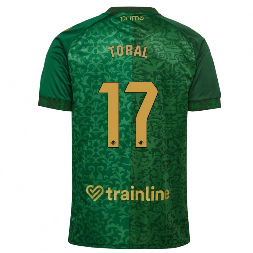Danxen Heren Antonio Toral #17 Bosgroen Donker Goudenrood Uitshirt Uittenue 2026/27 T-Shirt