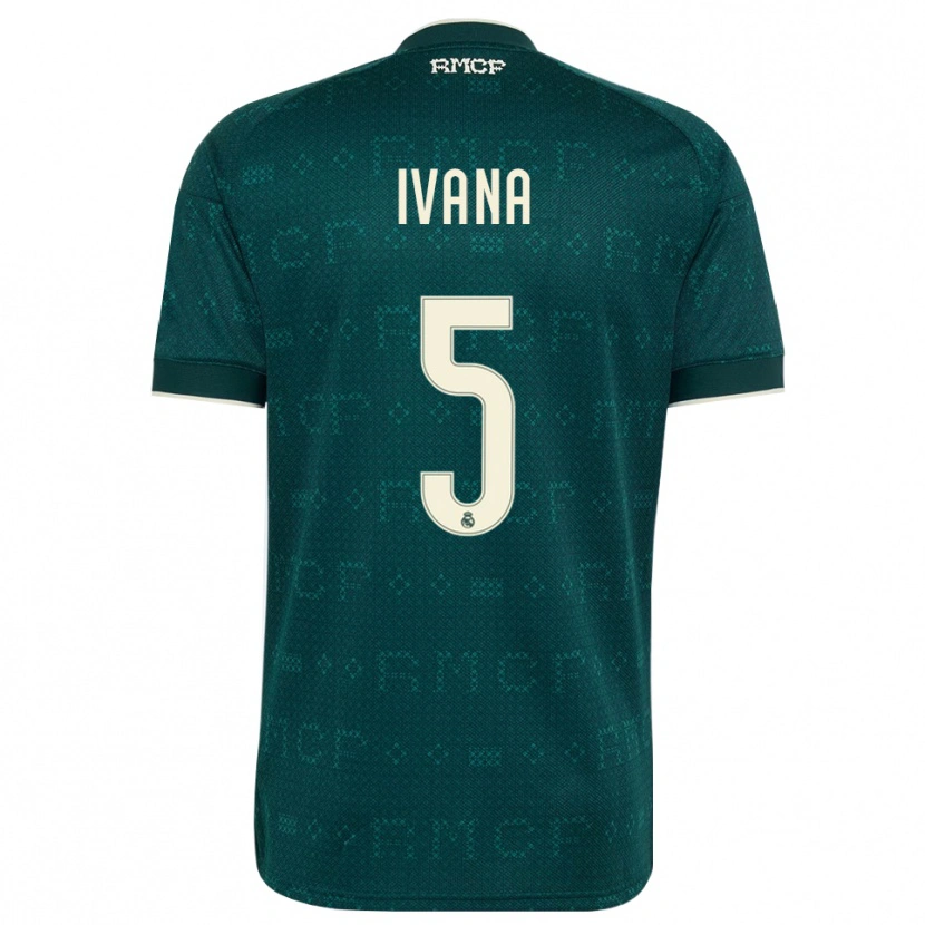 Danxen Heren Ivana Andres #5 Donker Leigrijs Wit Uitshirt Uittenue 2026/27 T-Shirt