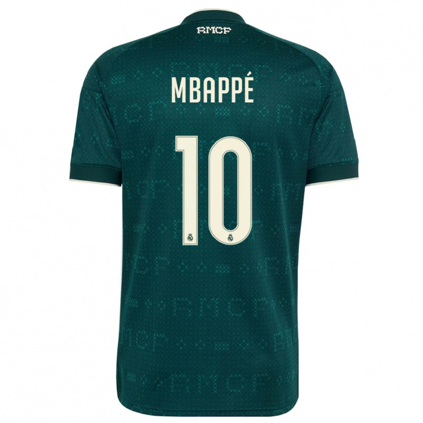 Danxen Heren Kylian Mbappé #10 Donker Leigrijs Wit Uitshirt Uittenue 2026/27 T-Shirt