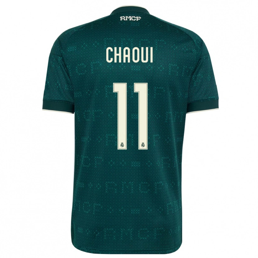 Danxen Heren Omar Chaoui #11 Donker Leigrijs Wit Uitshirt Uittenue 2026/27 T-Shirt
